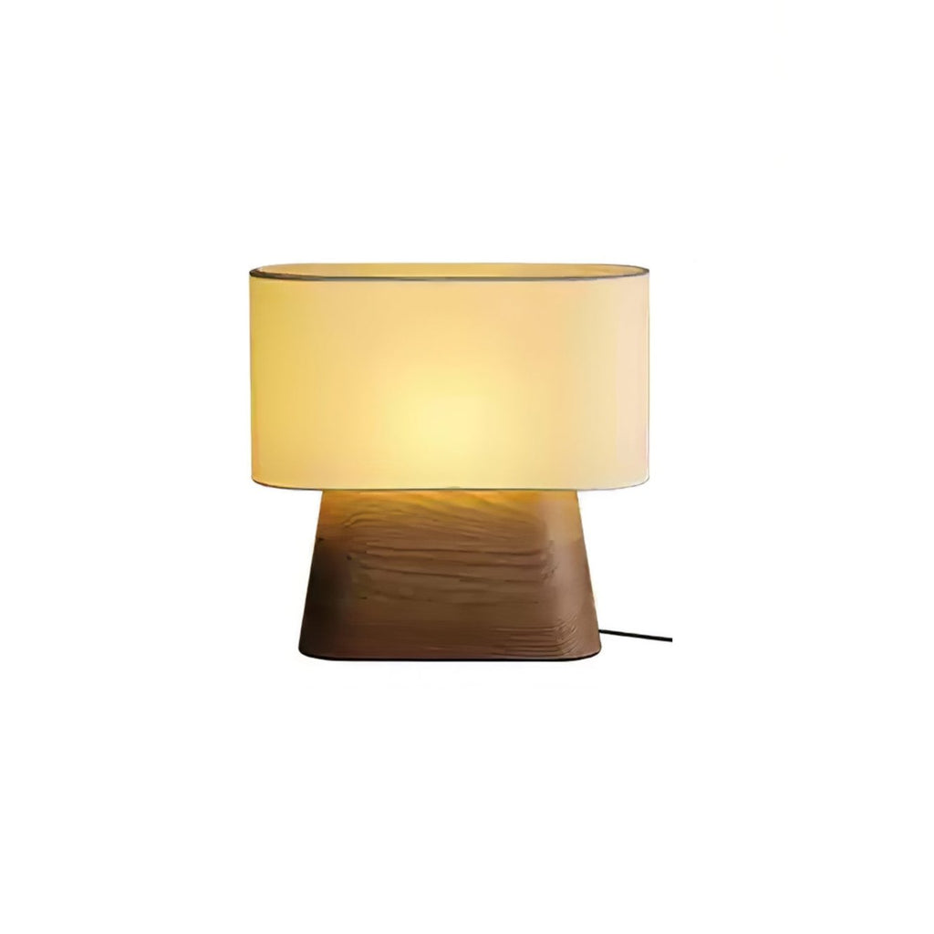 Habitat Wood and Fabric Table Lamp - product view 8