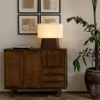 Habitat Wood and Fabric Table Lamp - product view 17