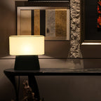 Habitat Wood and Fabric Table Lamp - product view 21