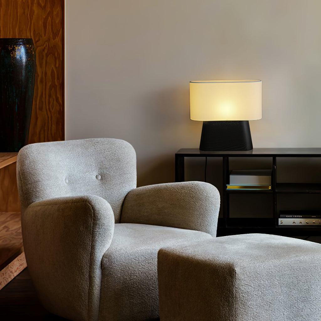 Habitat Wood and Fabric Table Lamp - product view 22