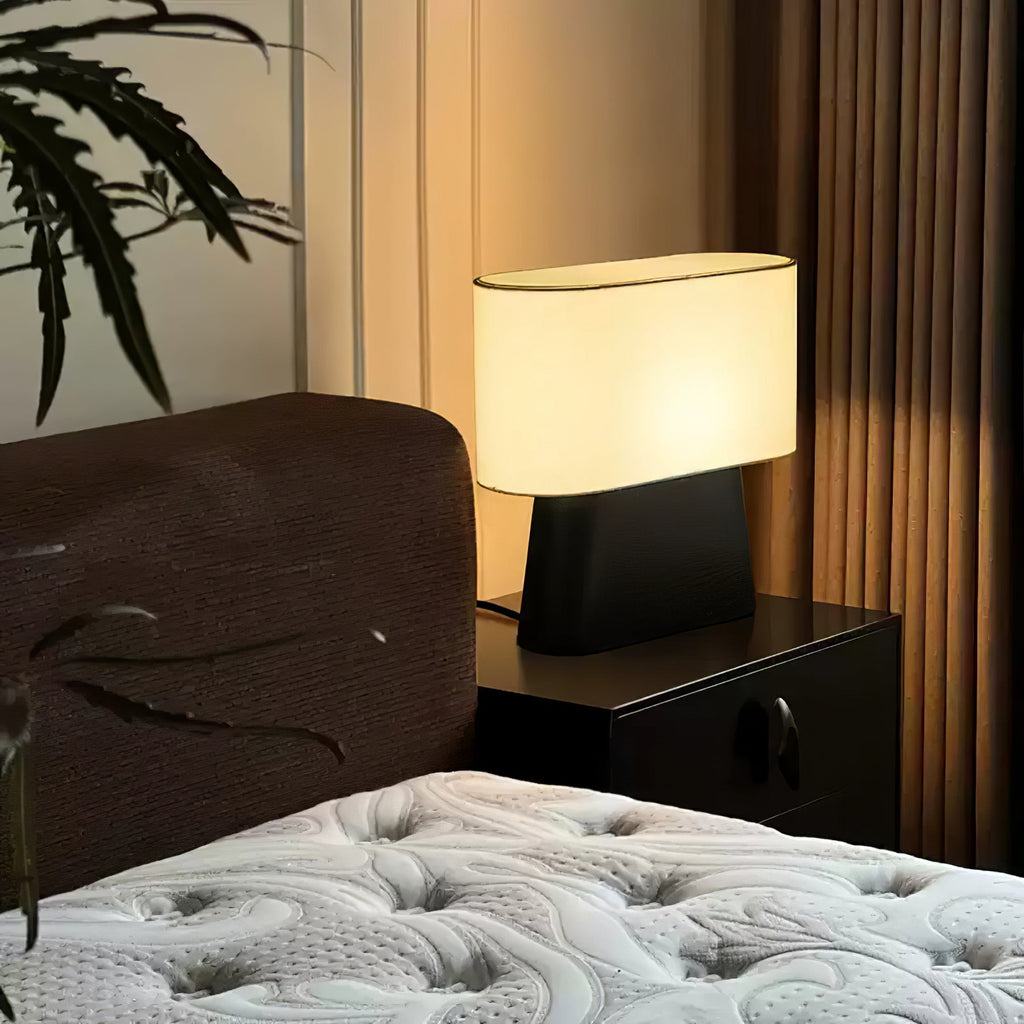Habitat Wood and Fabric Table Lamp - product view 23