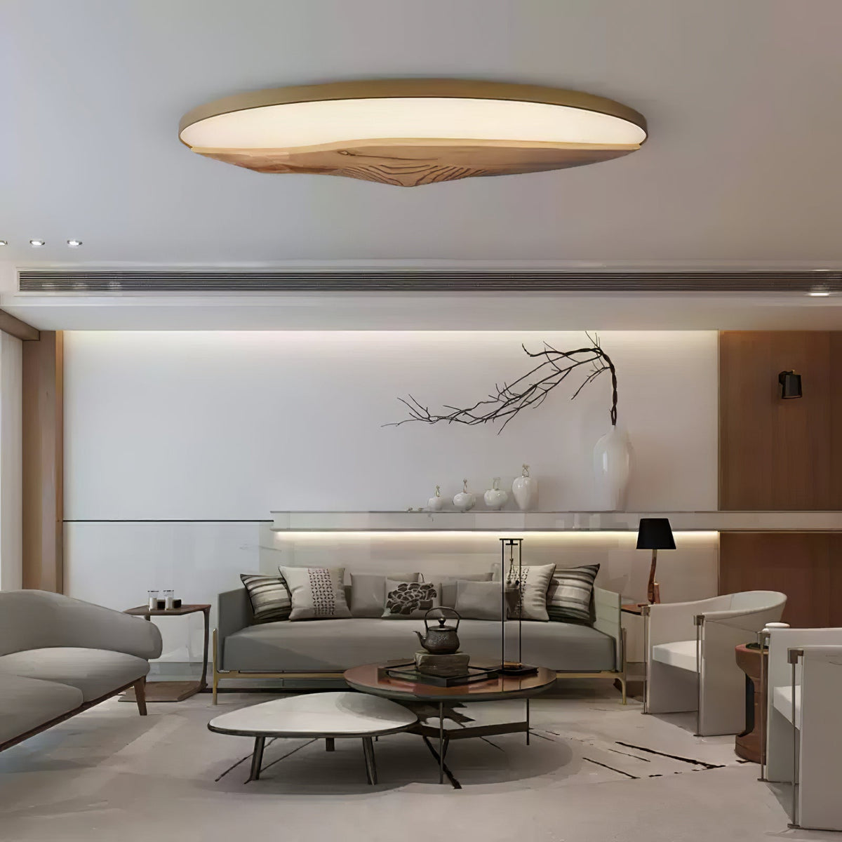 Half-Mountain Ceiling Lamp — product and interior detail 3