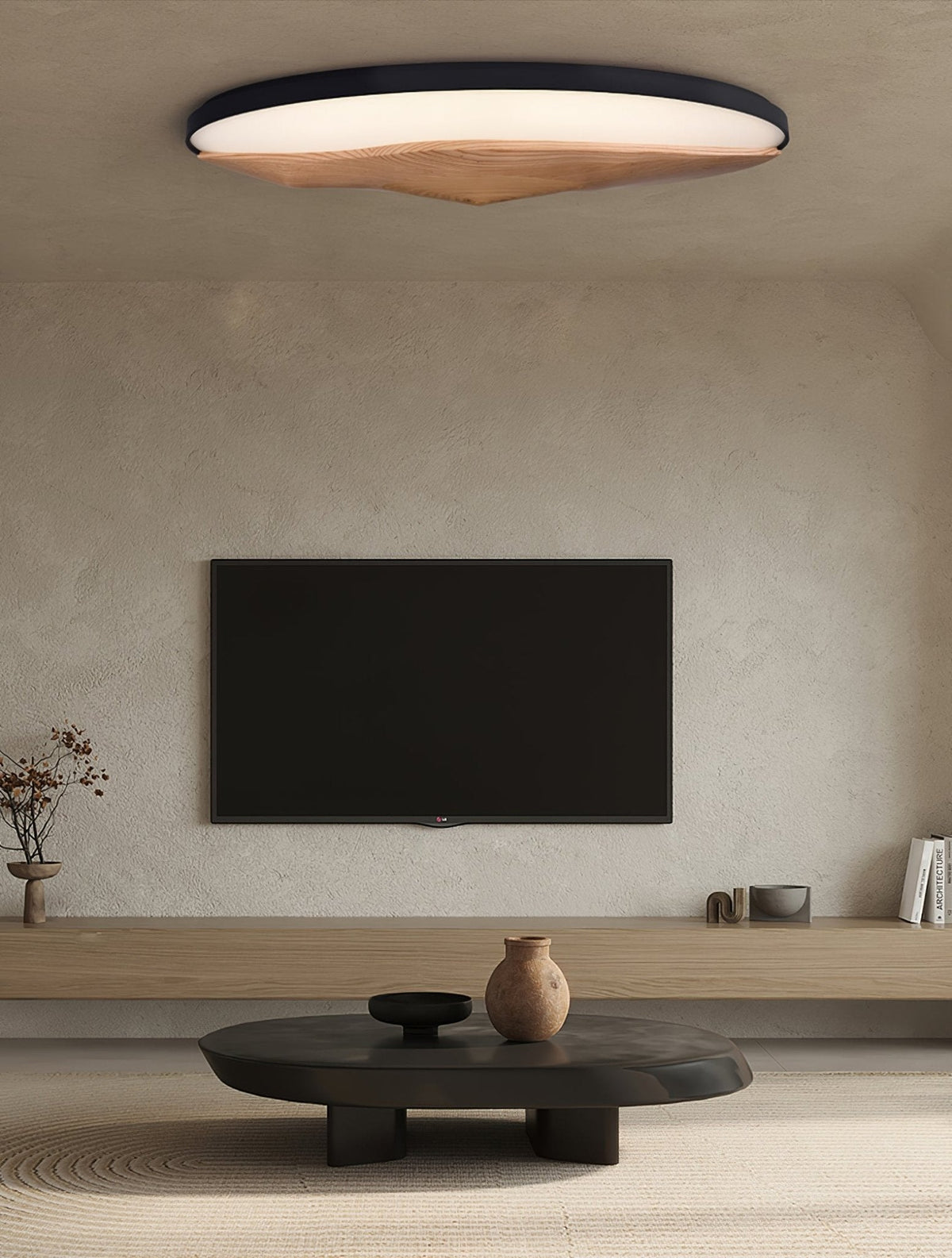 Half-Mountain Ceiling Lamp — product and interior detail 6