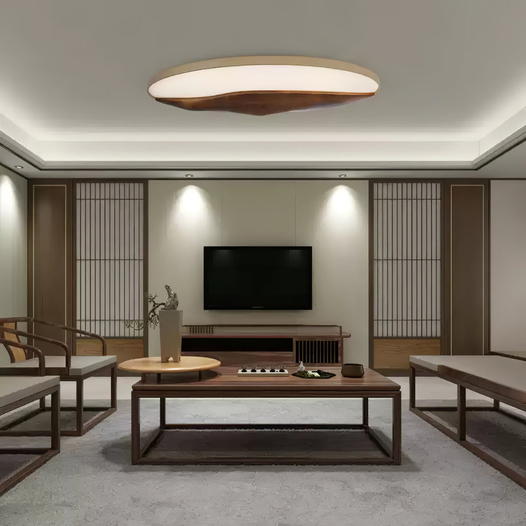 Half-Mountain Ceiling Lamp — product and interior detail 16