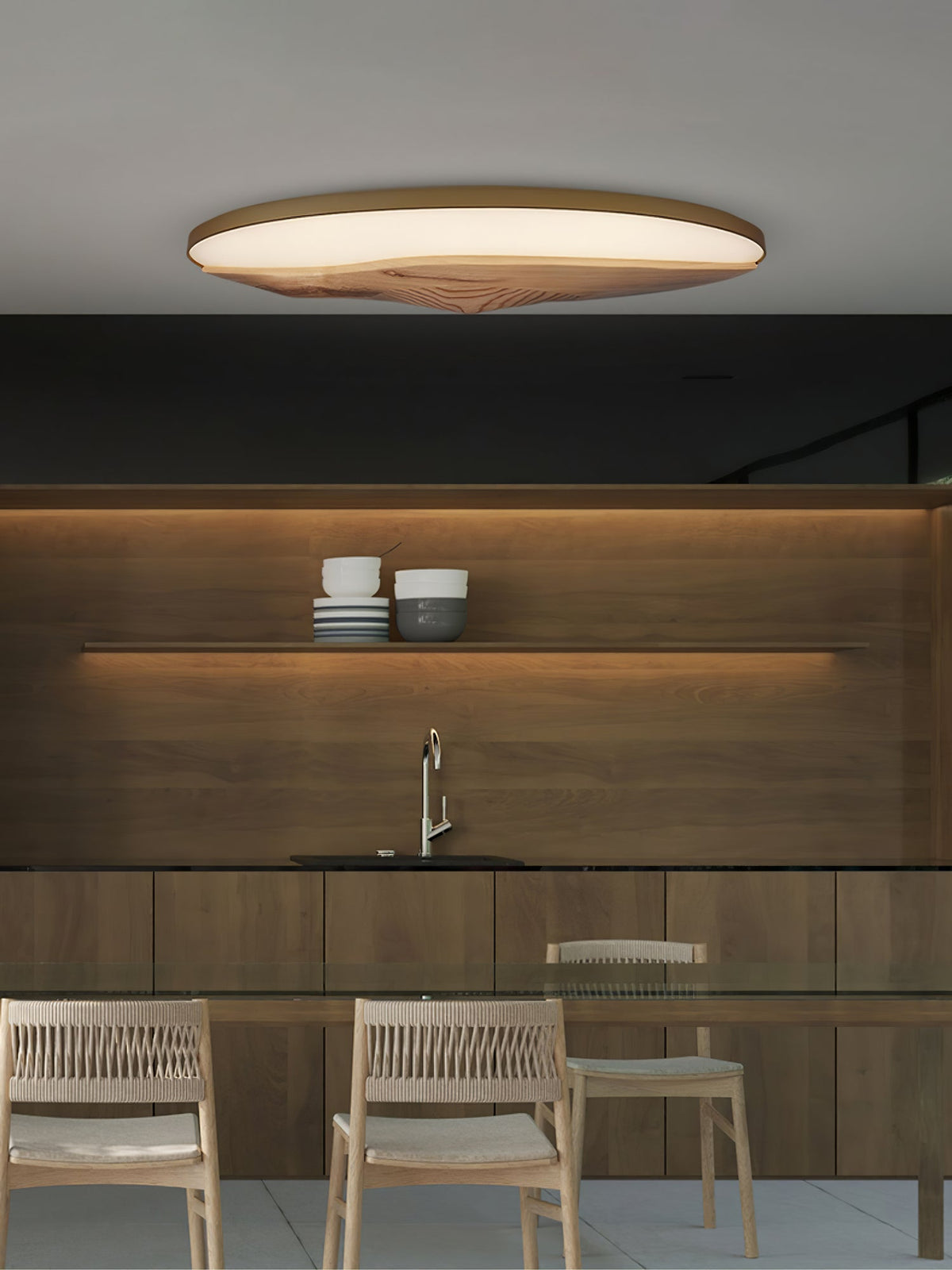 Half-Mountain Ceiling Lamp — product and interior detail 17