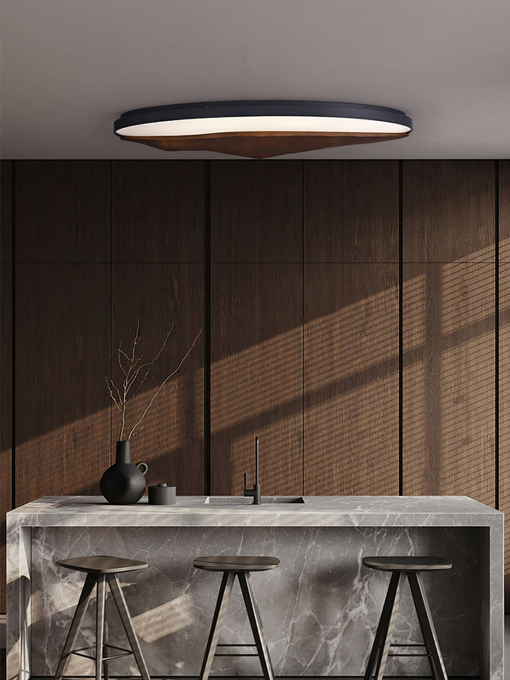 Half-Mountain Ceiling Lamp — product and interior detail 18