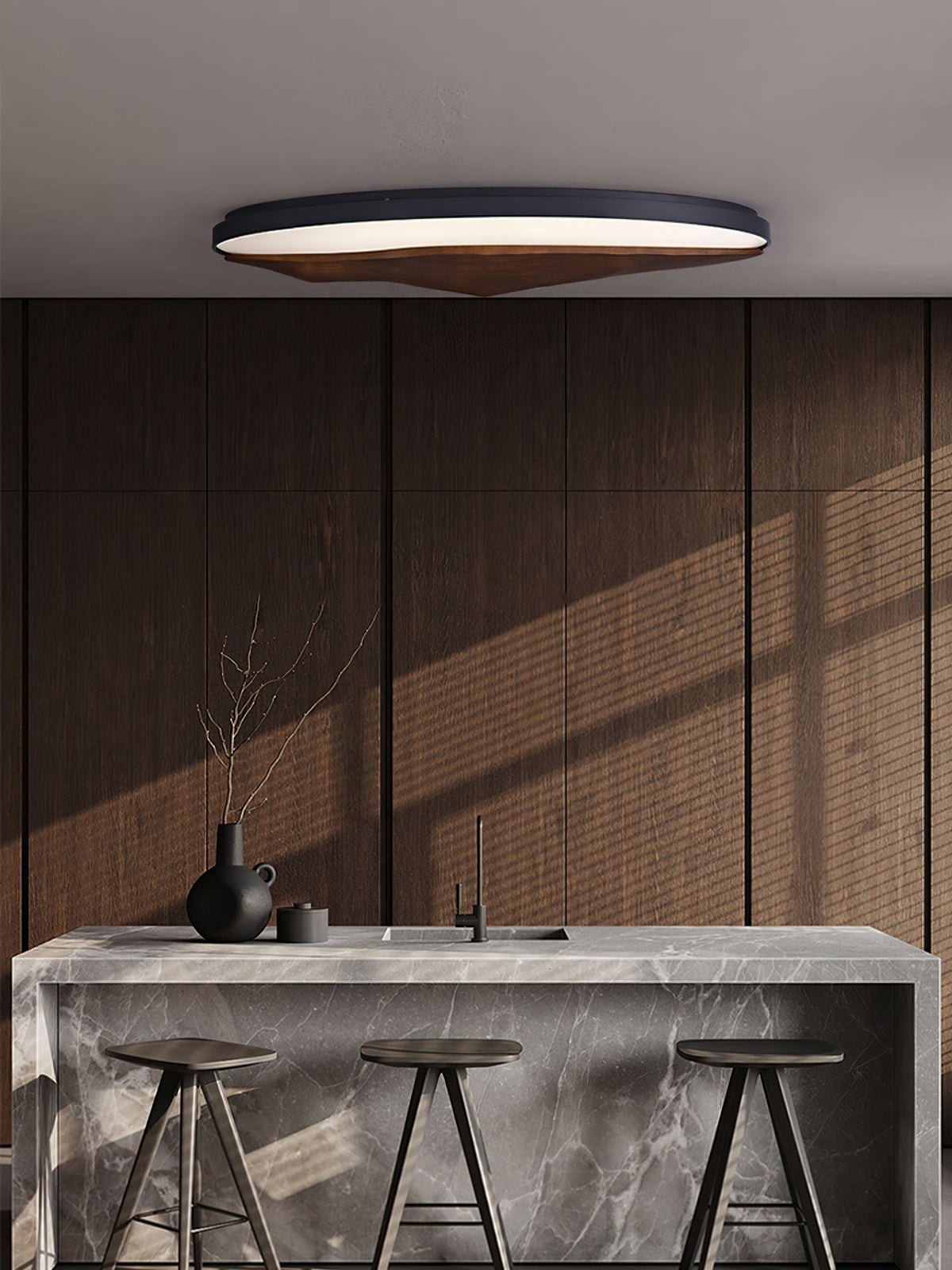 Half-Mountain Ceiling Lamp — product and interior detail 18