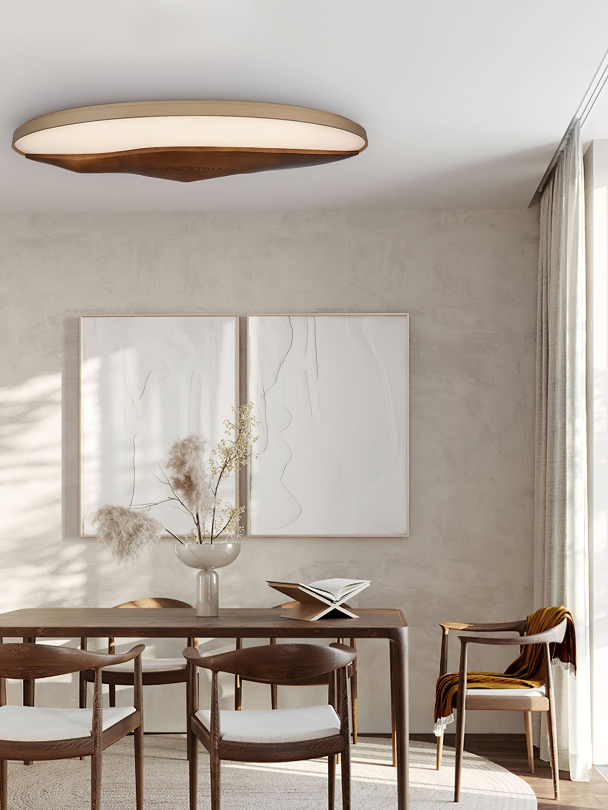 Half-Mountain Ceiling Lamp — product and interior detail 19