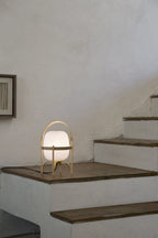 Haven Wood & Glass Plug-In Lantern Lamp — product, finish and specification view 22
