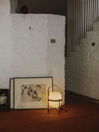 Haven Wood & Glass Plug-In Lantern Lamp — product, finish and specification view 29