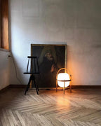 Haven Wood & Glass Plug-In Lantern Lamp — product, finish and specification view 34