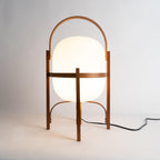 Haven Wood & Glass Plug-In Lantern Lamp — product, finish and specification view 41