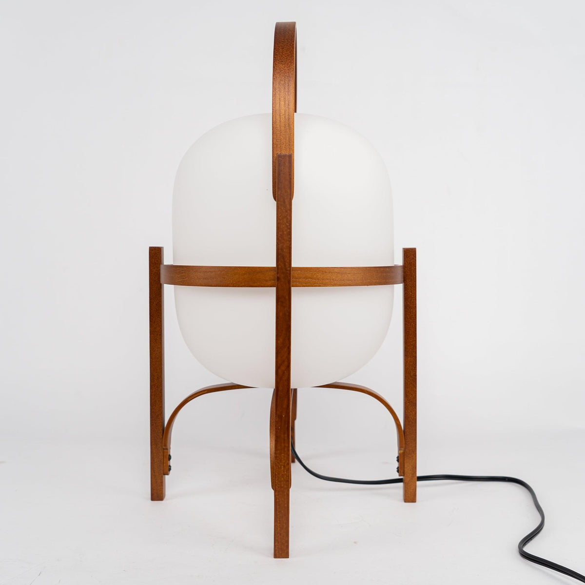 Haven Wood & Glass Plug-In Lantern Lamp — product, finish and specification view 43