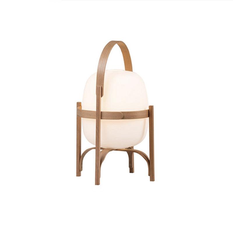 Haven Wood & Glass Plug-In Lantern Lamp — product, finish and specification view 47