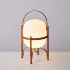 Haven Wood & Glass Plug-In Lantern Lamp — product, finish and specification view 50