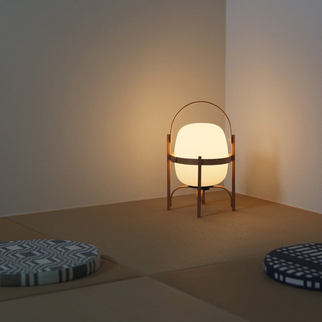 Haven Wood & Glass Plug-In Lantern Lamp — product, finish and specification view 54