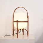Haven Wood & Glass Plug-In Lantern Lamp — product, finish and specification view 61