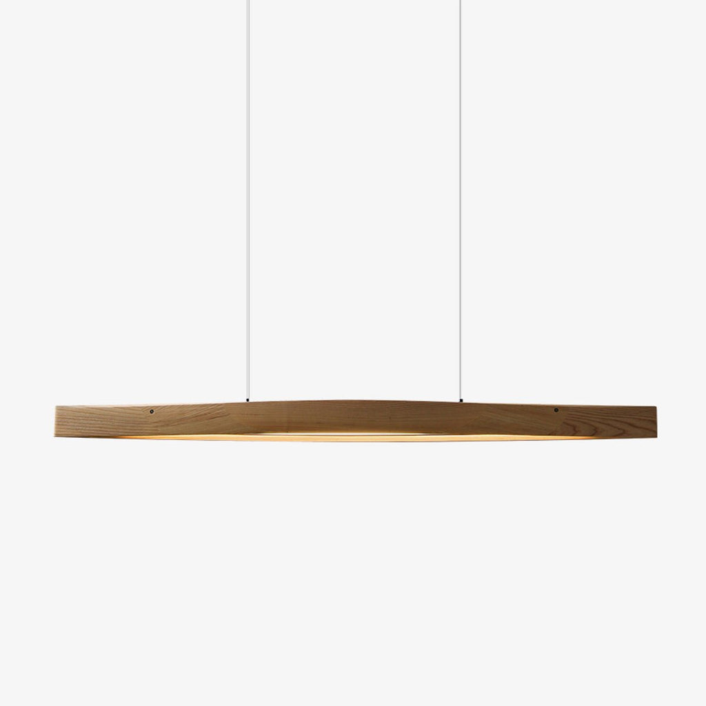 Horizon Linear Wood LED Pendant Light - product view 1