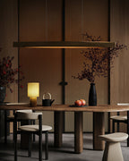 Horizon Linear Wood LED Pendant Light - product view 3