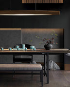 Horizon Linear Wood LED Pendant Light - product view 9