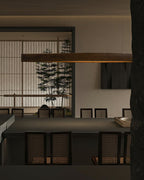 Horizon Linear Wood LED Pendant Light - product view 11