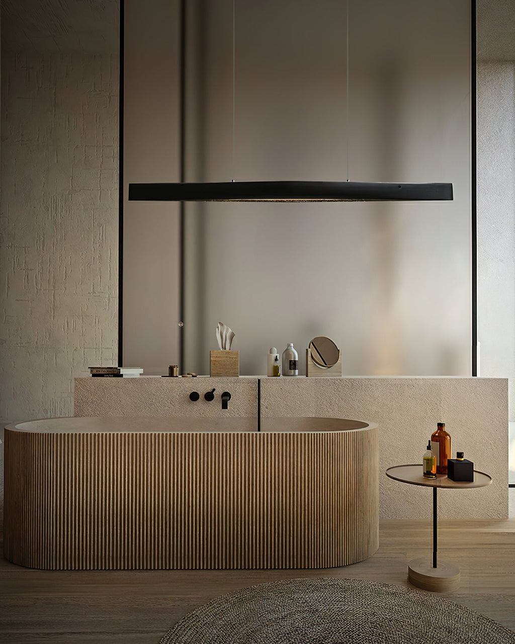 Horizon Linear Wood LED Pendant Light - product view 22