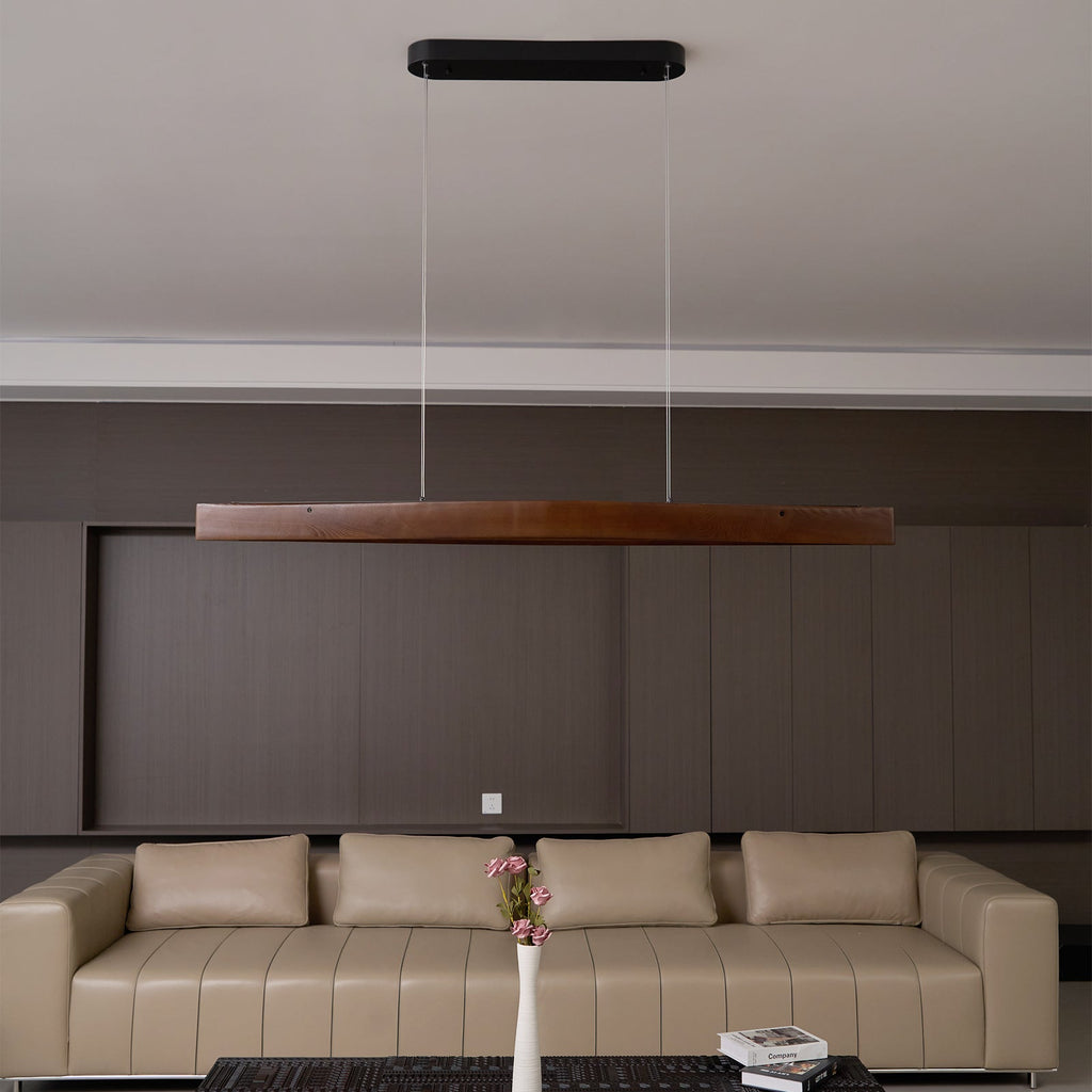 Horizon Linear Wood LED Pendant Light - product view 33