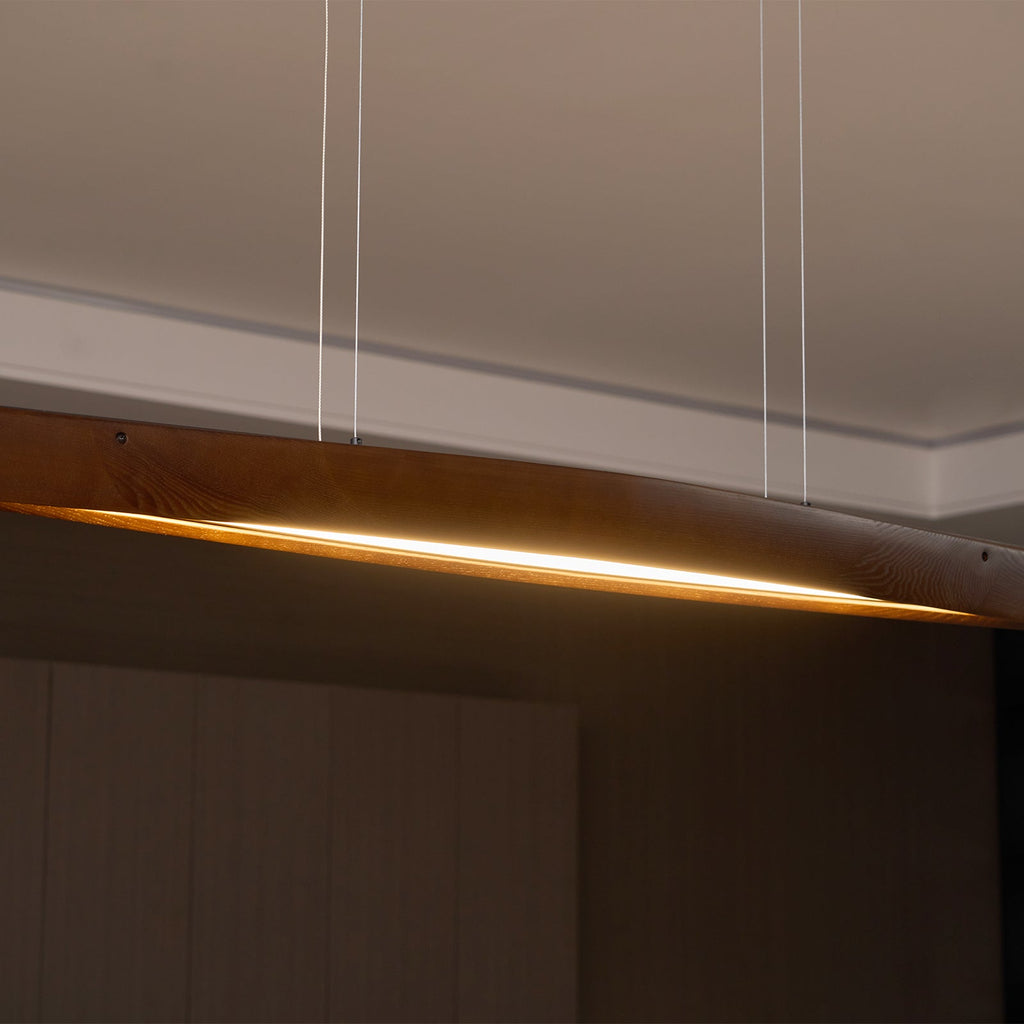 Horizon Linear Wood LED Pendant Light - product view 35
