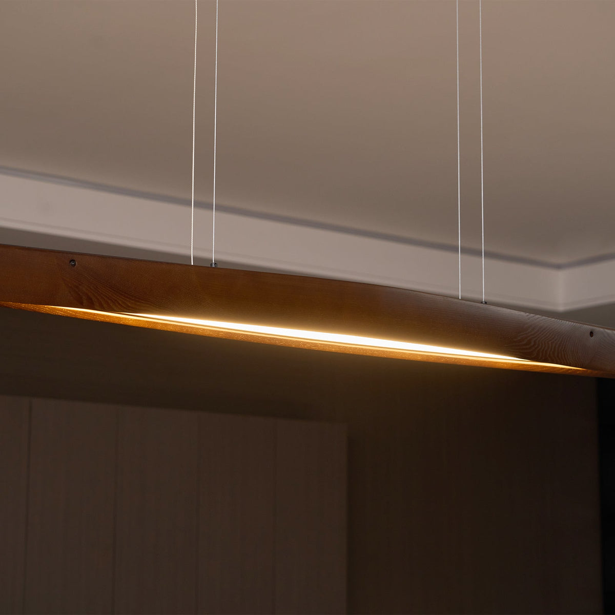 Horizon Linear Wood LED Pendant Light - product view 35