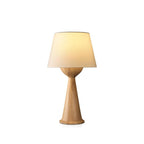 Hourglass Wood Table Lamp — product and interior detail 19
