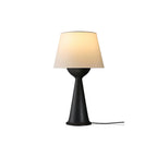 Hourglass Wood Table Lamp — product and interior detail 22