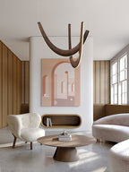 Interlace U-Shaped Wood LED Pendant Light - product view 17