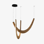 Interlace U-Shaped Wood LED Pendant Light - product view 26