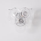 Ivara Glass Disc Wall Sconce — Clear