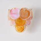 Ivara Glass Disc Wall Sconce — Orange