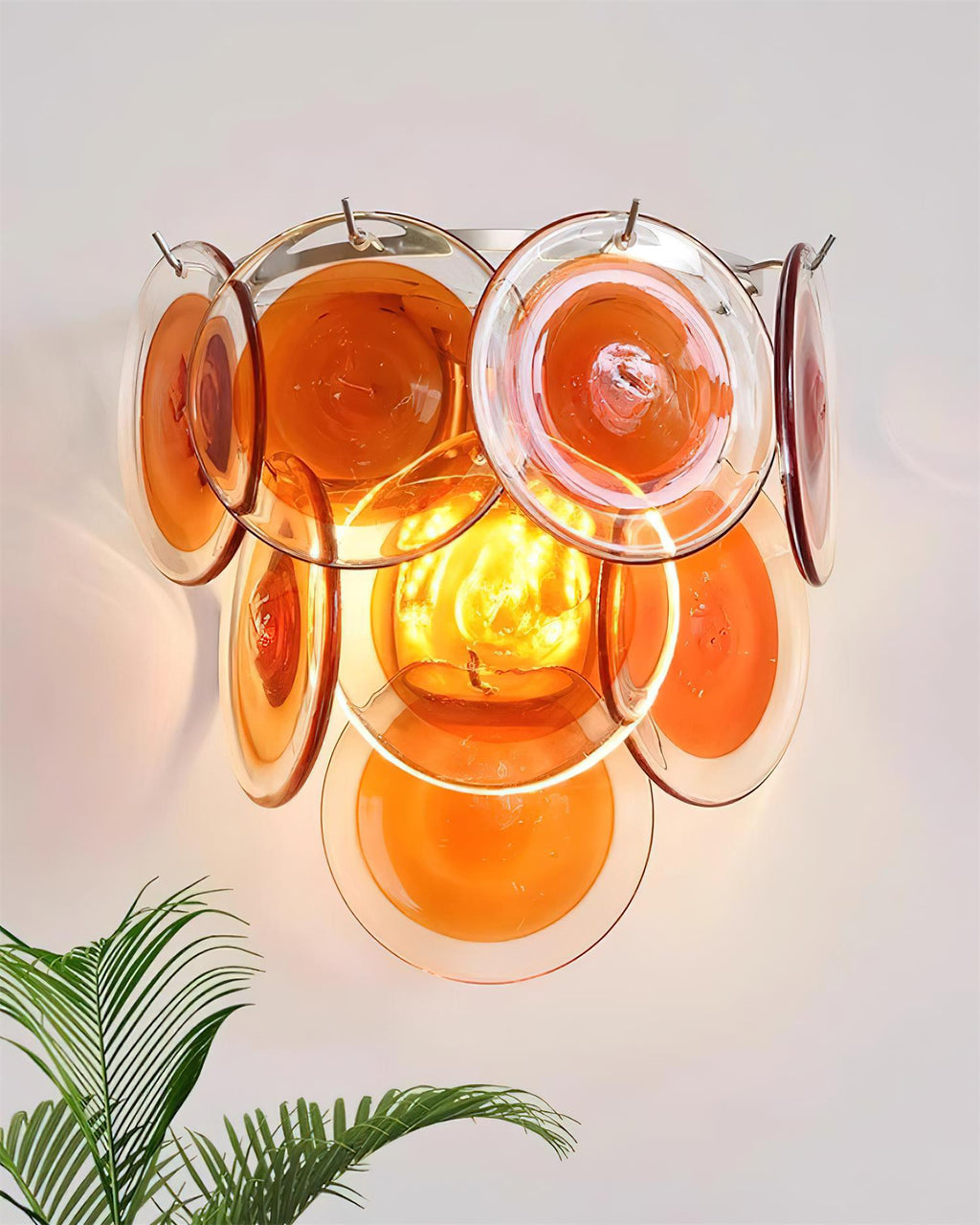 Ivara Glass Disc Wall Sconce — product detail 8