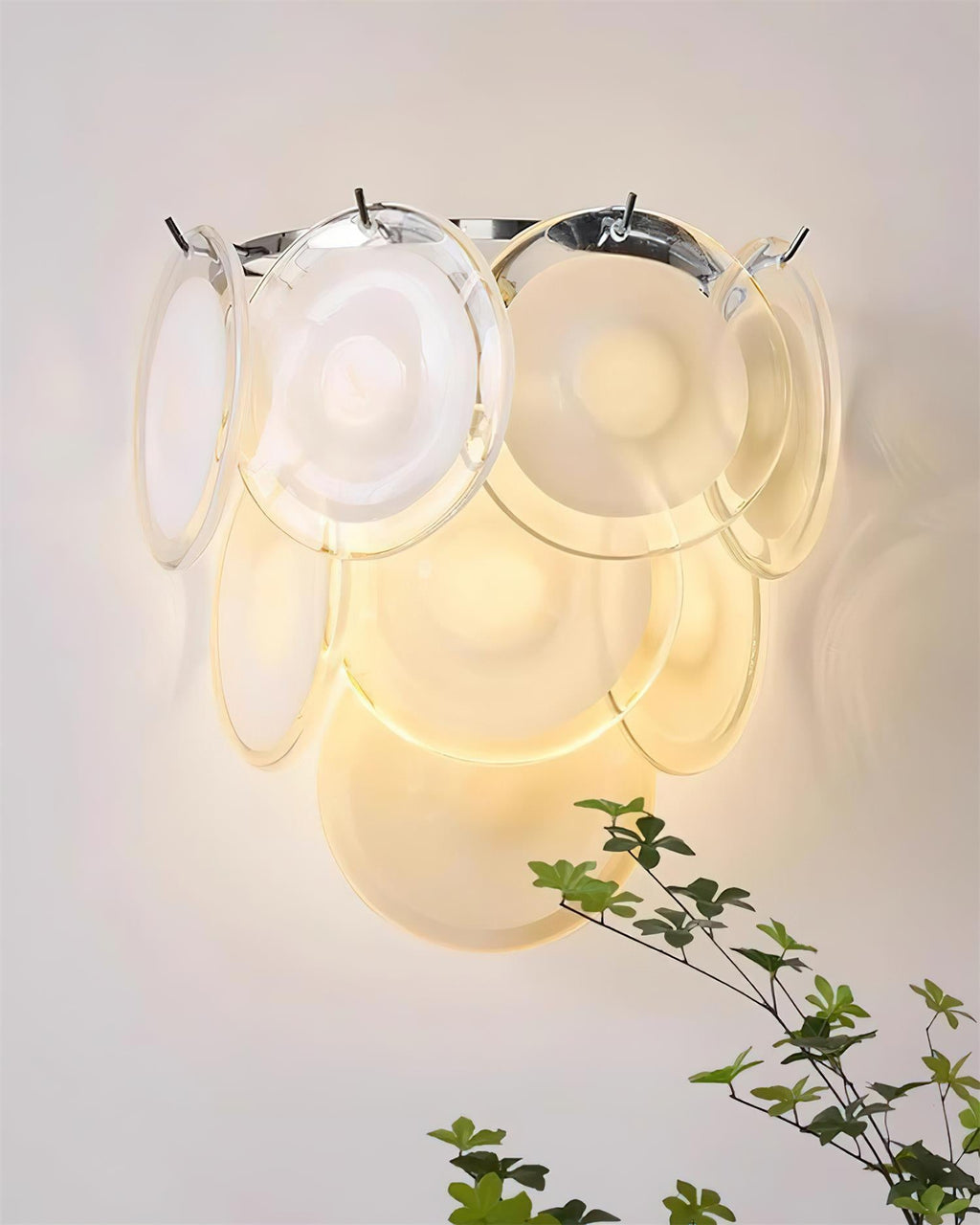 Ivara Glass Disc Wall Sconce — product detail 9