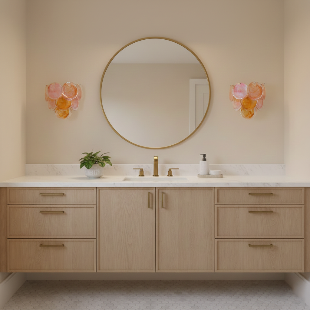 Ivara Glass Disc Wall Sconce — product detail 11