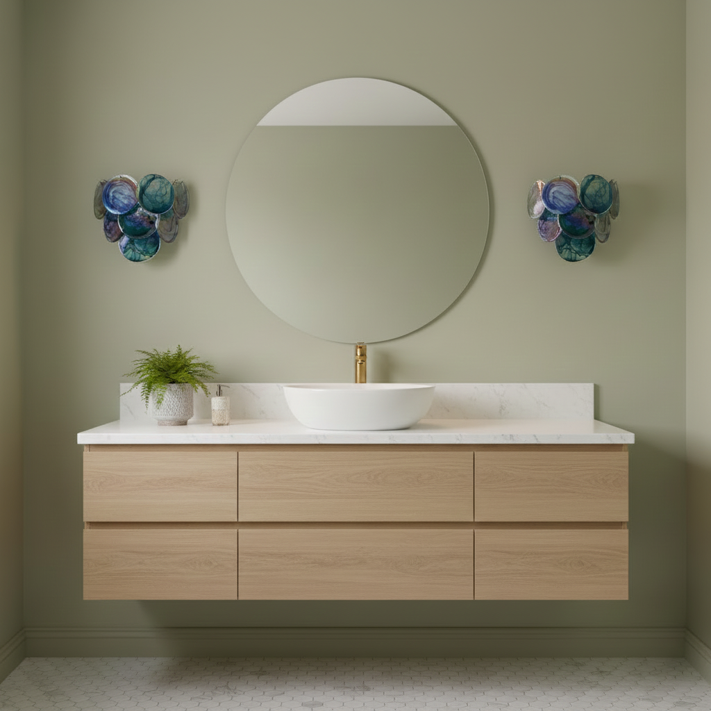 Ivara Glass Disc Wall Sconce — product detail 12