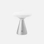 Kaven Nickel Glass USB Table Lamp — product, finish and specification view 11