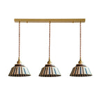 Kikyo Pendant Lamp — Brass & Blue