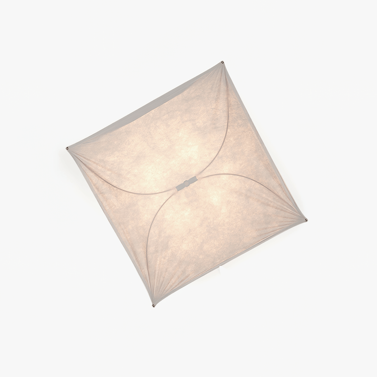 Kite Sculptural Paper Plug-In Wall Lamp — product view
