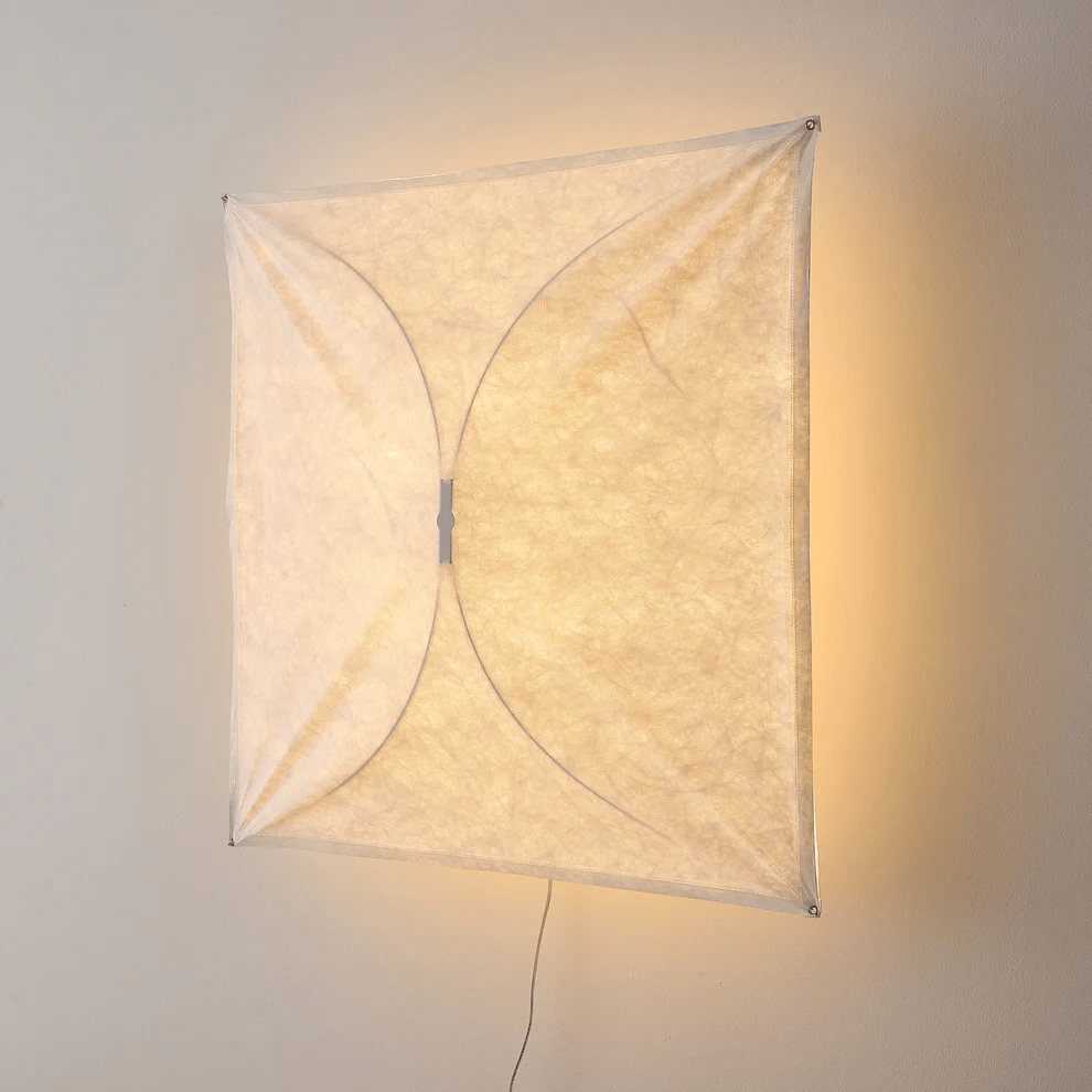 Kite Sculptural Paper Plug-In Wall Lamp — design detail 14