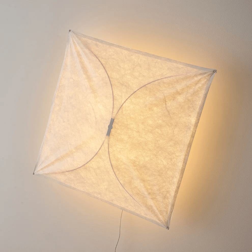 Kite Sculptural Paper Plug-In Wall Lamp — design detail 16