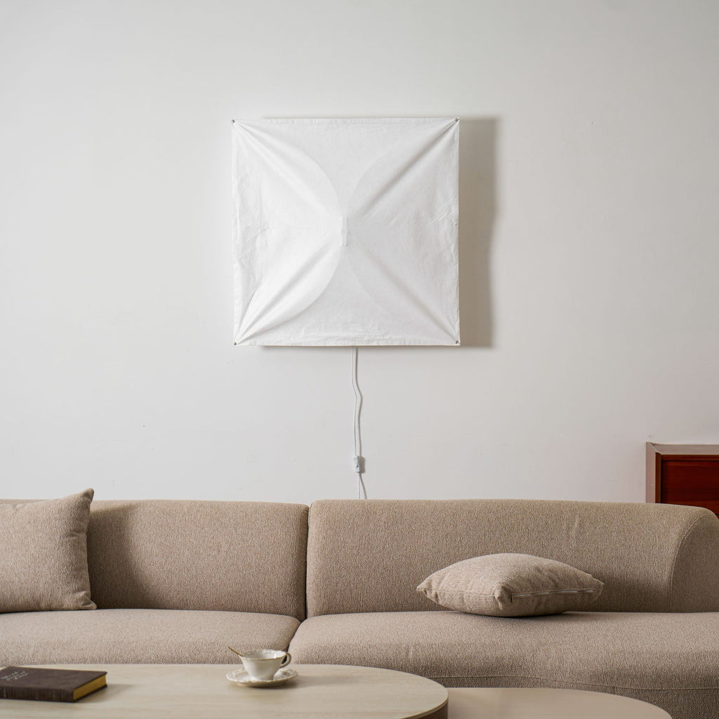 Kite Sculptural Paper Plug-In Wall Lamp — design detail 18
