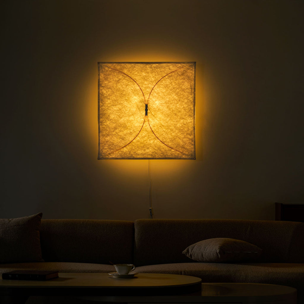 Kite Sculptural Paper Plug-In Wall Lamp — design detail 19