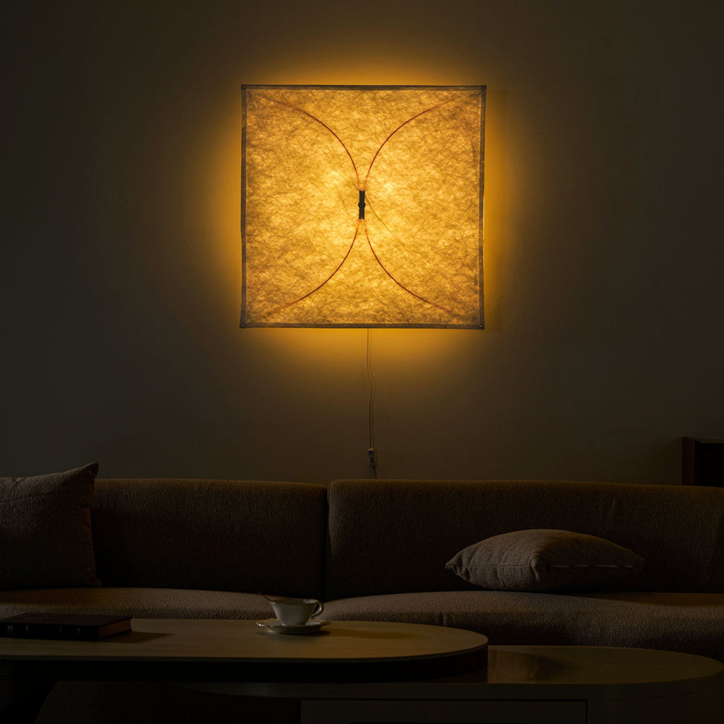 Kite Sculptural Paper Plug-In Wall Lamp — design detail 20