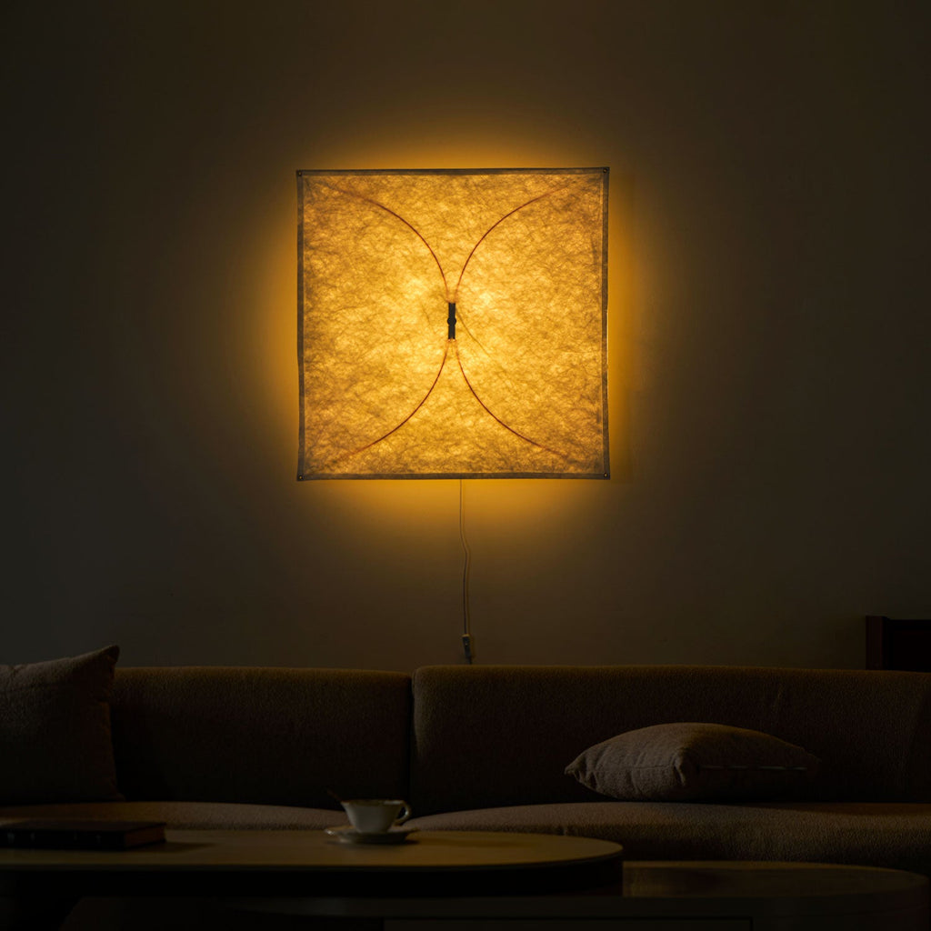 Kite Sculptural Paper Plug-In Wall Lamp — design detail 21