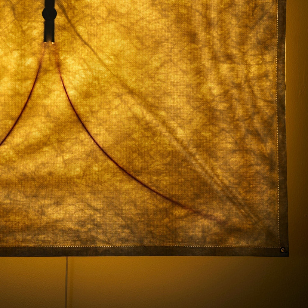 Kite Sculptural Paper Plug-In Wall Lamp — design detail 23