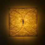 Kite Sculptural Paper Plug-In Wall Lamp — design detail 25
